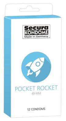 Kondómy "Pocket Rocket" 12ks