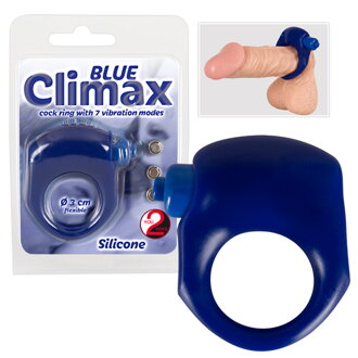 Vibračný krúžok "Climax blue"