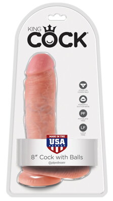Dildo "King Cock"    8"  Balls