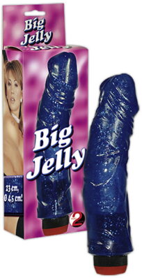 Vibrátor "Big Jelly" modrý
