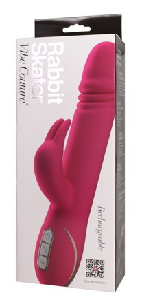 Vibrátor "Rabbit Skater" růžový