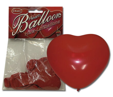 Balonik srdce 6ks