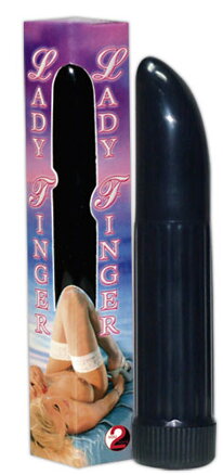 Vibrator "Ladyfinger" černý