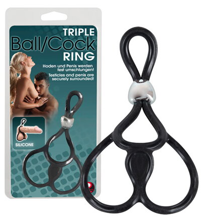 Triple Ball- und Cockring