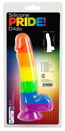 PRIDE! "dúhový dildo"