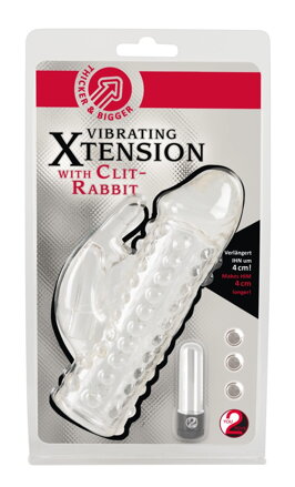 Vibračná násada na penis "Xtension"