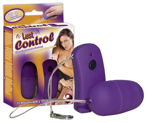 Vibrační vajíčko"Lust Control" fialové