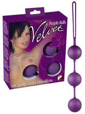 Venušine kuličky "Velvet purple balls"